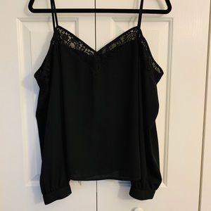 Express Off-the-Shoulder Lace Top